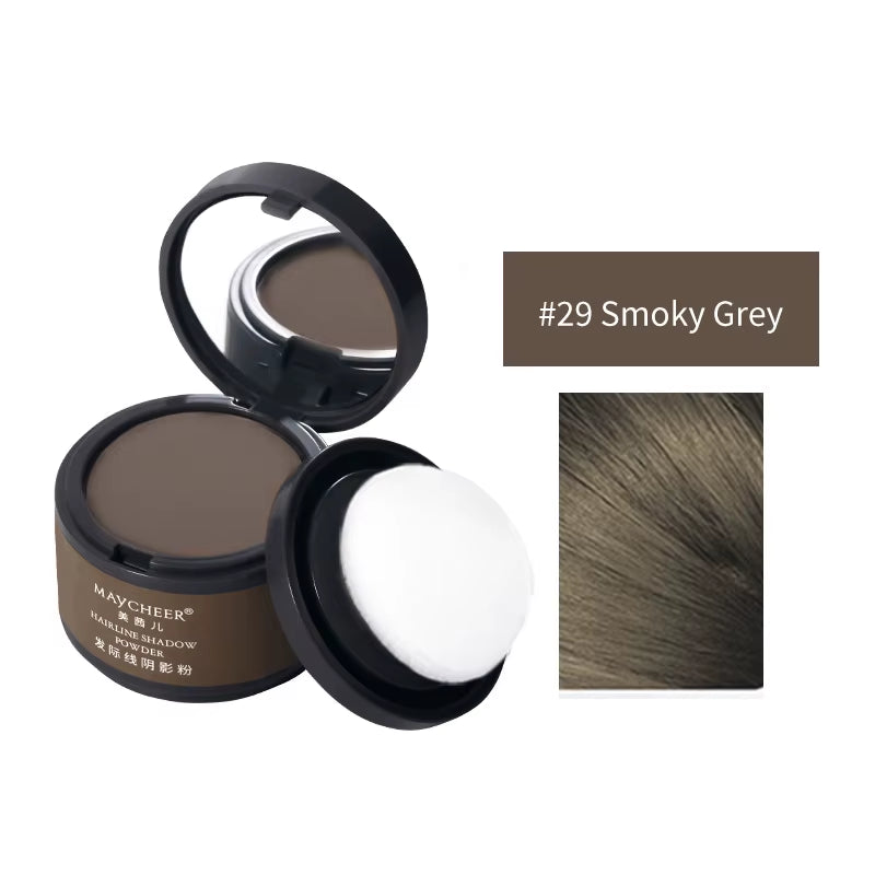 MAYCHEER Hairline Powder Instantly Cover Grey Hair Roots Hair Powder for Covering Grey Hair Maycheer Hairline Shadow Powder