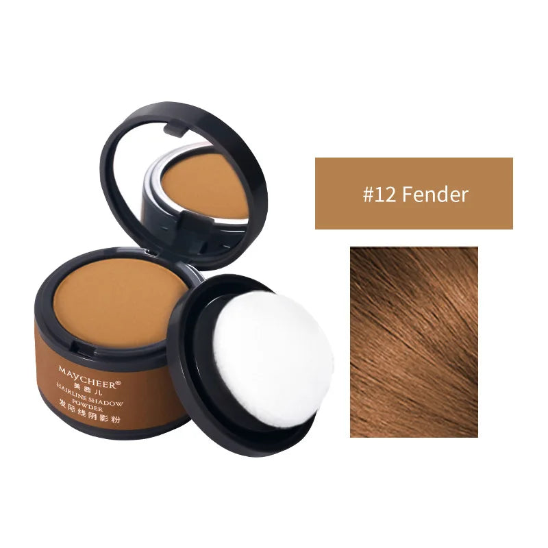 MAYCHEER Hairline Powder Instantly Cover Grey Hair Roots Hair Powder for Covering Grey Hair Maycheer Hairline Shadow Powder