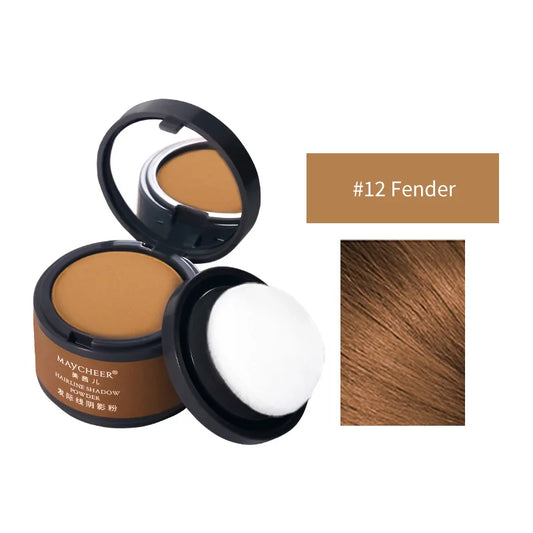 MAYCHEER Hairline Powder Instantly Cover Grey Hair Roots Hair Powder for Covering Grey Hair Maycheer Hairline Shadow Powder